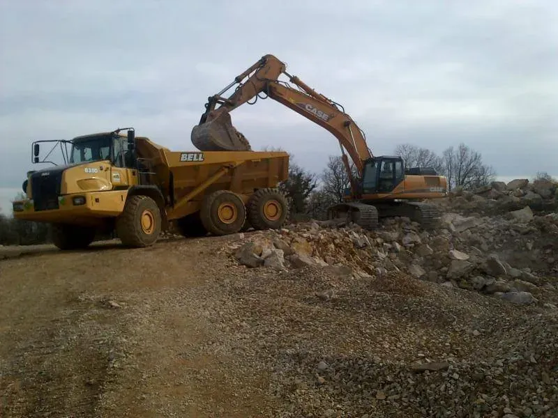 chargement camion